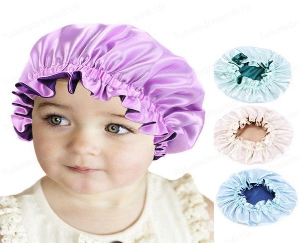 double layer satin sleeping caps salon bonnet for kids boys girls children night hat hair care turban fashion accessories1079630, Blue;gray
double layer satin sleeping caps salon bonnet for kids boys girls children night hat hair care turban fashion accessories1079630, Blue;gray