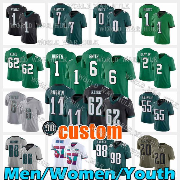 1 jalen hurts jersey dandre swift devonta smith football aj brown haason reddick jason kelce eagles brian dawkins goedert mailata brandon gr, Black;red
1 jalen hurts jersey dandre swift devonta smith football aj brown haason reddick jason kelce eagles brian dawkins goedert mailata brandon gr, Black;red