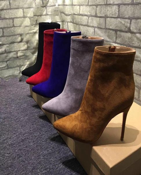 winter fashion stiletto boot suede leather pointed toe booties lady peep women ankle boots party dress6618726, Black
winter fashion stiletto boot suede leather pointed toe booties lady peep women ankle boots party dress6618726, Black