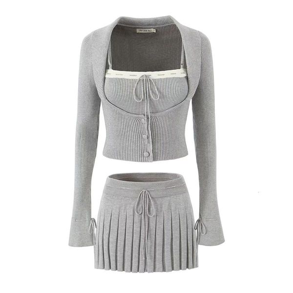 womens sweaters momoluna guizio women shawl collar button front cielo ribbed rib knit blazer pleated mini skirt 230904, White;black
womens sweaters momoluna guizio women shawl collar button front cielo ribbed rib knit blazer pleated mini skirt 230904, White;black