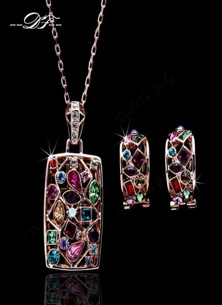 dfs022 luxury multicolor rose gold color crystal necklaces pendants earrings set african brand wedding jewelry for brides c19021135409343, Silver
dfs022 luxury multicolor rose gold color crystal necklaces pendants earrings set african brand wedding jewelry for brides c19021135409343, Silver