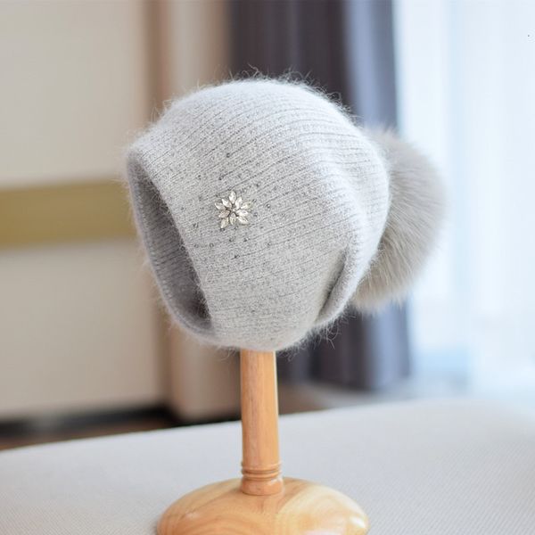 beanieskull caps 2023 autumn and winter rabbit fur beanies hat female ball knitted fashion split thermal ear protection wool 230905, Blue;gray
beanieskull caps 2023 autumn and winter rabbit fur beanies hat female ball knitted fashion split thermal ear protection wool 230905, Blue;gray
