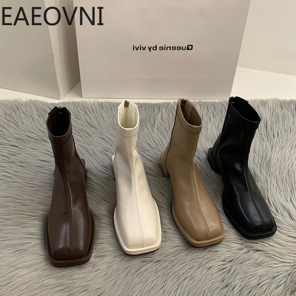 boots winter woman ankle fashion square toe ladies elegant low heel short shoes black womens chelsea 230905
boots winter woman ankle fashion square toe ladies elegant low heel short shoes black womens chelsea 230905