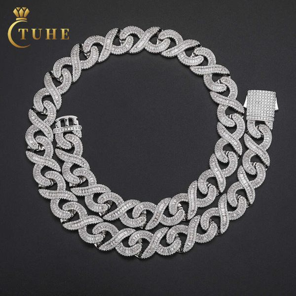 oem odm service hip hop jewelry 16mm white gold plated nickel brass baguette cz diamond miami cuban link chain necklace, Silver
oem odm service hip hop jewelry 16mm white gold plated nickel brass baguette cz diamond miami cuban link chain necklace, Silver