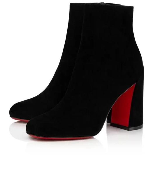 ladies winter boots black soft suede leather s shoes ankle bootss reds soles ankle boot s chunky heels fashion eu35-431413302
ladies winter boots black soft suede leather s shoes ankle bootss reds soles ankle boot s chunky heels fashion eu35-431413302