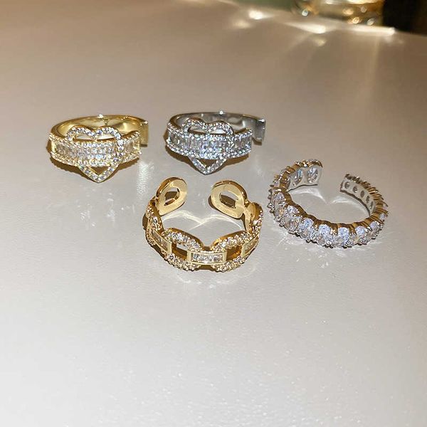 band rings 2023 new korea exquisite love open rsimple temperament fashion joker relegant ladies jewelry j230905, Silver
band rings 2023 new korea exquisite love open rsimple temperament fashion joker relegant ladies jewelry j230905, Silver