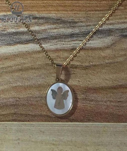 hobborn trendy angel baby women necklace 316l stainless steel gold color shell material cute children women necklaces pendants12758135, Silver
hobborn trendy angel baby women necklace 316l stainless steel gold color shell material cute children women necklaces pendants12758135, Silver