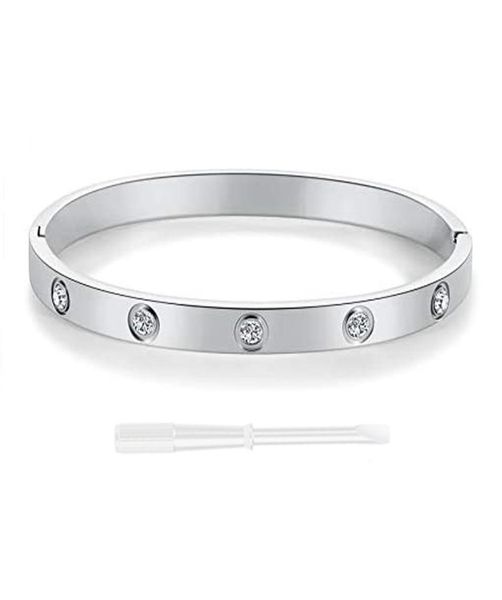 women christmas gift friendship love jewelrys bangle gold plated bracelets stainless steel crystal bracelet ladies jewelry bangles5483531, Black
women christmas gift friendship love jewelrys bangle gold plated bracelets stainless steel crystal bracelet ladies jewelry bangles5483531, Black