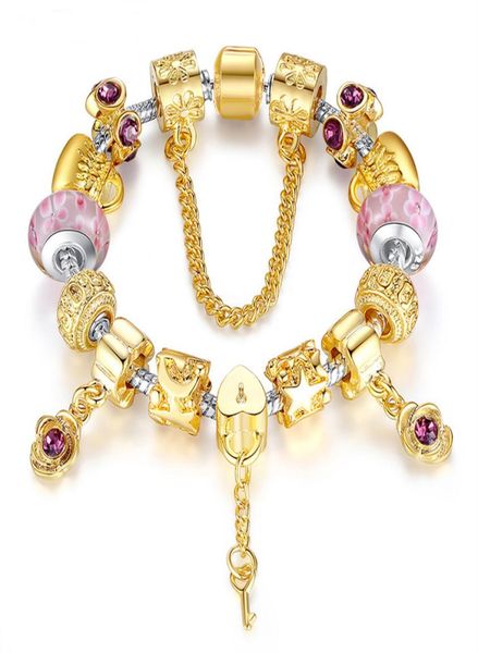 3 styles luxury fashion diy bracelets for women crystal beads lock and key gold plated bracelet gift for lover jewelry2658772, Golden;silver
3 styles luxury fashion diy bracelets for women crystal beads lock and key gold plated bracelet gift for lover jewelry2658772, Golden;silver