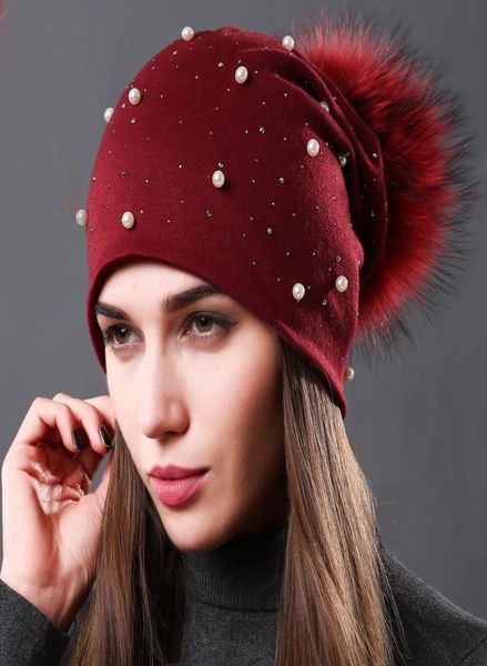 women039s fashion hat autumn winter rhinestones pearl hats female beanies natural raccoon fur pompom cotton warm caps8720884, Blue;gray
women039s fashion hat autumn winter rhinestones pearl hats female beanies natural raccoon fur pompom cotton warm caps8720884, Blue;gray