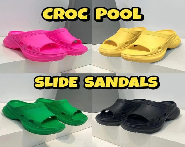 paris pool slide sandals slippers shoes yellow pink white black green fashion women men platform rubber platform beach sandal7853493
paris pool slide sandals slippers shoes yellow pink white black green fashion women men platform rubber platform beach sandal7853493