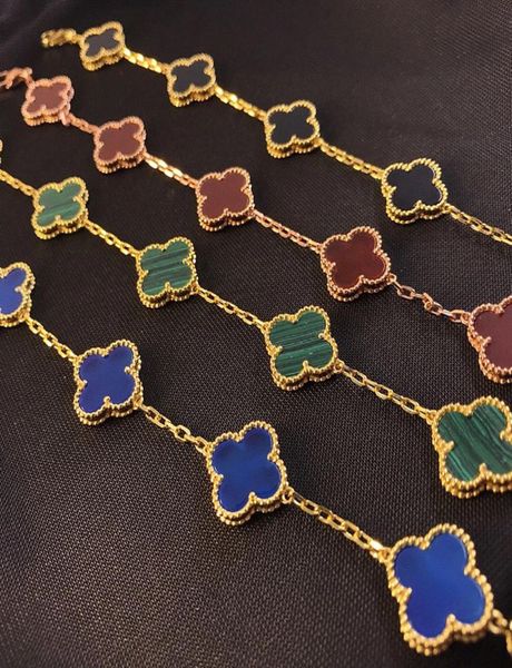 have stamp chain fashion four leaf clover 5 colors link bracelets 18k gold for women girls valentine039s wedding j1076043, Black
have stamp chain fashion four leaf clover 5 colors link bracelets 18k gold for women girls valentine039s wedding j1076043, Black