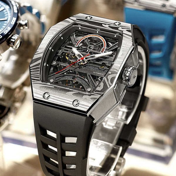 luxury milles jingli jinlery a swiss registered brand bucket shaped mens watch fully automatic richardley series, Slivery;black
luxury milles jingli jinlery a swiss registered brand bucket shaped mens watch fully automatic richardley series, Slivery;black