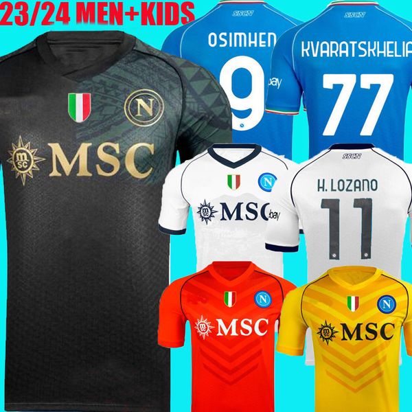 23 24 napoli soccer jerseys maglia 2023 2024 naples kids kit home football shirt h.lozano kvaratskhelia simeone osimhen ssc napoli goalkeepe, Black;yellow
23 24 napoli soccer jerseys maglia 2023 2024 naples kids kit home football shirt h.lozano kvaratskhelia simeone osimhen ssc napoli goalkeepe, Black;yellow