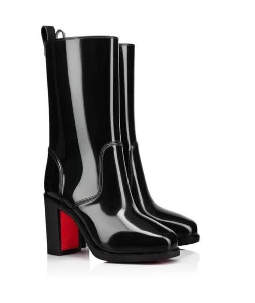 2021 autumn new women's leather short boots square toe thick heel womenn's fashion all-match net reed bots party wedding dress lou, Black
2021 autumn new women's leather short boots square toe thick heel womenn's fashion all-match net reed bots party wedding dress lou, Black