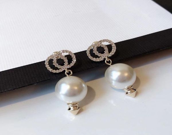 fashion pearl earrings aretes orecchini for women party wedding lovers gift jewelry engagement with box nrj9145629, Golden 
fashion pearl earrings aretes orecchini for women party wedding lovers gift jewelry engagement with box nrj9145629, Golden