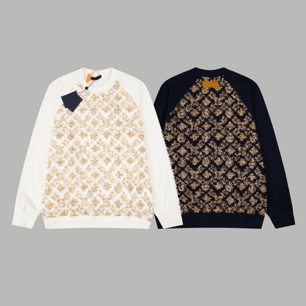 2023s new round neck sweater pullover loose shoulder drop all cotton printed sweater letter pattern luxurious and low key n521, Black;brown
2023s new round neck sweater pullover loose shoulder drop all cotton printed sweater letter pattern luxurious and low key n521, Black;brown