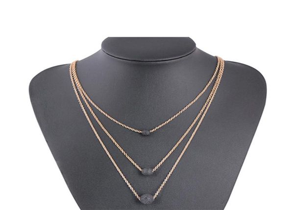 8mm black lava necklace stone beads aromatherapy essential oil perfume diffuser multilayer necklace jewelry women2000682, Silver
8mm black lava necklace stone beads aromatherapy essential oil perfume diffuser multilayer necklace jewelry women2000682, Silver