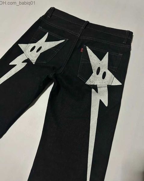 men's jeans y2k jeans mens streetwear harajuku hip hop star print oversized baggy jeans black pants new gothic high waist wide leg trou, Blue
men's jeans y2k jeans mens streetwear harajuku hip hop star print oversized baggy jeans black pants new gothic high waist wide leg trou, Blue
