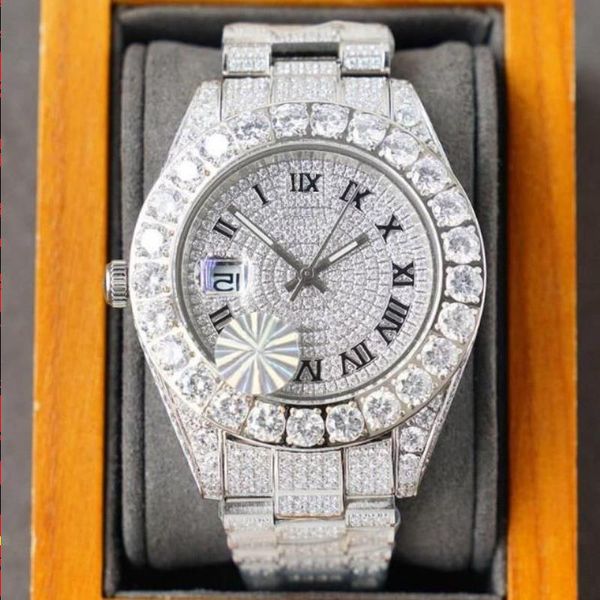luxury business watches steel mechanical stainless automatic watch diamond mens wristwatch winding 42mm original strap fashion dial wat xaqo, Slivery;brown
luxury business watches steel mechanical stainless automatic watch diamond mens wristwatch winding 42mm original strap fashion dial wat xaqo, Slivery;brown