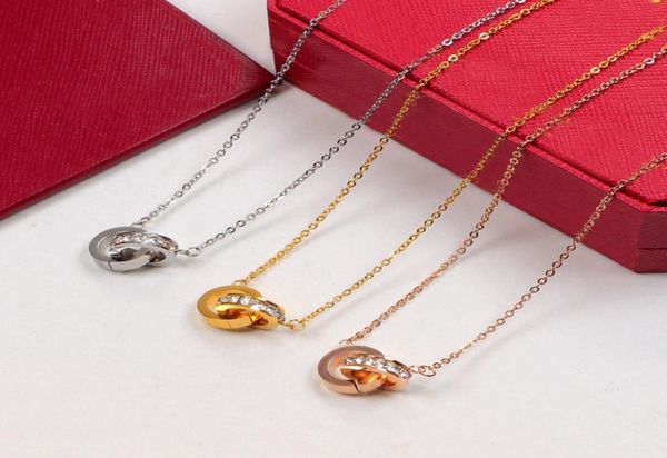 dual circle pendant rose gold silver color necklace with diamonds for women vintage collar costume jewelry box6465818
dual circle pendant rose gold silver color necklace with diamonds for women vintage collar costume jewelry box6465818