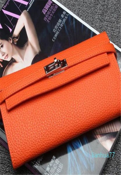 designer women fashion temperament proce wallets first layer cowhide leather card holders leisure lock wallet long purse1750313, Red;black
designer women fashion temperament proce wallets first layer cowhide leather card holders leisure lock wallet long purse1750313, Red;black