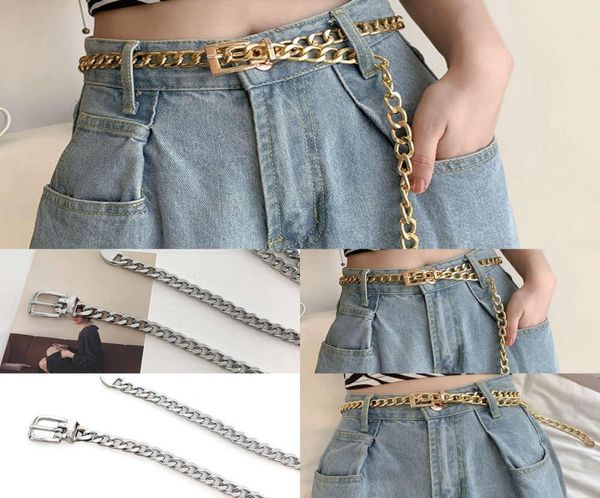 student korean version simple jeans hip hop decoration accsori metal chain belt2123189, Silver
student korean version simple jeans hip hop decoration accsori metal chain belt2123189, Silver