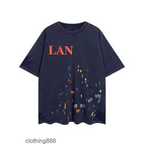2023 designer lanvins letter printing ink splashing color dots short sleeve men's and women's lovers t-shirt trend navypldf, White;black
2023 designer lanvins letter printing ink splashing color dots short sleeve men's and women's lovers t-shirt trend navypldf, White;black