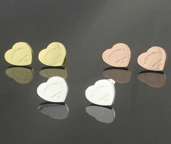famous brand 316l titanium steel stud earring luxury heart shape brand women charm love earrings fashion jewelry whole never f5377910, Golden;silver
famous brand 316l titanium steel stud earring luxury heart shape brand women charm love earrings fashion jewelry whole never f5377910, Golden;silver