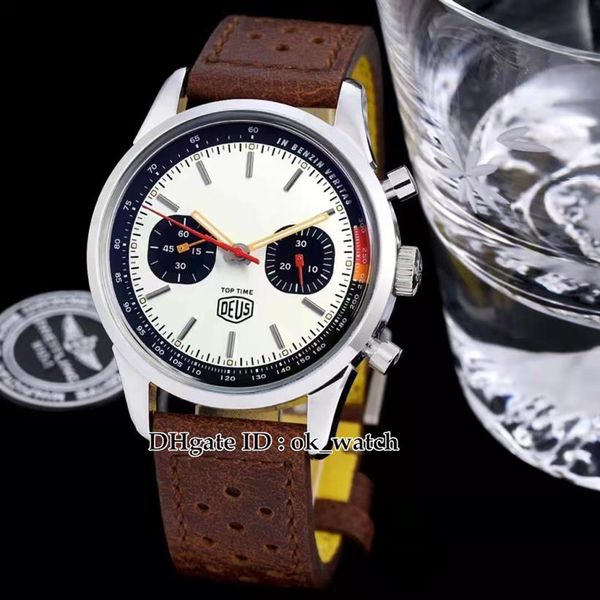 41mm time deus limited edition watch a233101a1a1x1 eta7750 automatic mens watch steel case brown leather strap new gents popul3004, Slivery;brown
41mm time deus limited edition watch a233101a1a1x1 eta7750 automatic mens watch steel case brown leather strap new gents popul3004, Slivery;brown