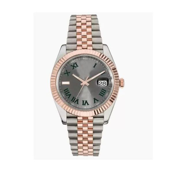 19 style automatic men watch watches 41mm steel 18k rose gold wimbledon roman dial mens watch 126331241n, Slivery;brown
19 style automatic men watch watches 41mm steel 18k rose gold wimbledon roman dial mens watch 126331241n, Slivery;brown