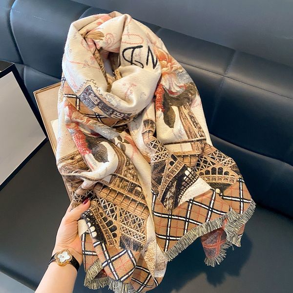 scarves designer scarf cashmere classic plaid fringed scarf for mens womens luxury fashion accessories 4 season foulard luxury bufanda tower, Blue;gray
scarves designer scarf cashmere classic plaid fringed scarf for mens womens luxury fashion accessories 4 season foulard luxury bufanda tower, Blue;gray