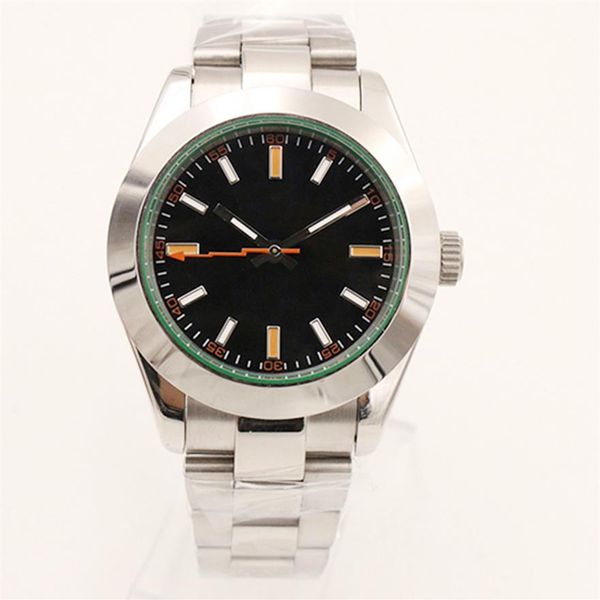 yz factory automatic 2813 movement 39mm men watch watches 316l stainless steel bracelet black dial green inner mens wristwatches290s, Slivery;brown
yz factory automatic 2813 movement 39mm men watch watches 316l stainless steel bracelet black dial green inner mens wristwatches290s, Slivery;brown
