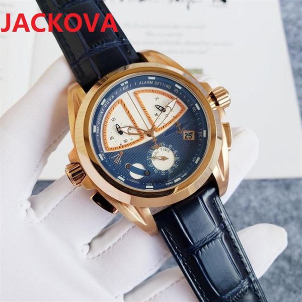 men full functional watch 45mm quartz movement male time clock wristwatch leather belt skeleton watches252a, Slivery;brown
men full functional watch 45mm quartz movement male time clock wristwatch leather belt skeleton watches252a, Slivery;brown