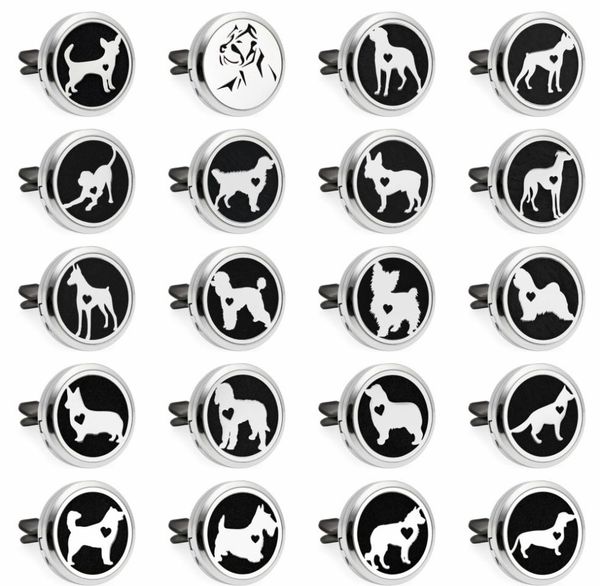 dog with heart car air freshener 30mm aromatherapy essential oil diffuser locket vent clip with 10pcs refill pads color randomly6818407, Silver
dog with heart car air freshener 30mm aromatherapy essential oil diffuser locket vent clip with 10pcs refill pads color randomly6818407, Silver