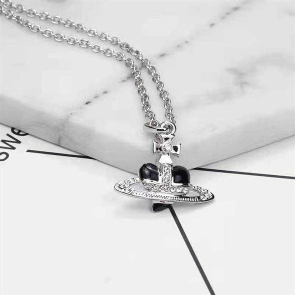 european and american fashion burgundy black large love saturn necklace288i2258032, Silver
european and american fashion burgundy black large love saturn necklace288i2258032, Silver