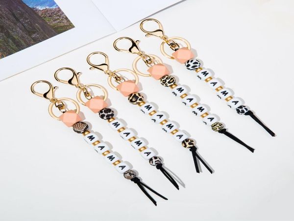 2022 mother039s day keychain gift designer leopard print silicone wood bead mama keychain monogram keychain for mom jw1415522086, Silver
2022 mother039s day keychain gift designer leopard print silicone wood bead mama keychain monogram keychain for mom jw1415522086, Silver