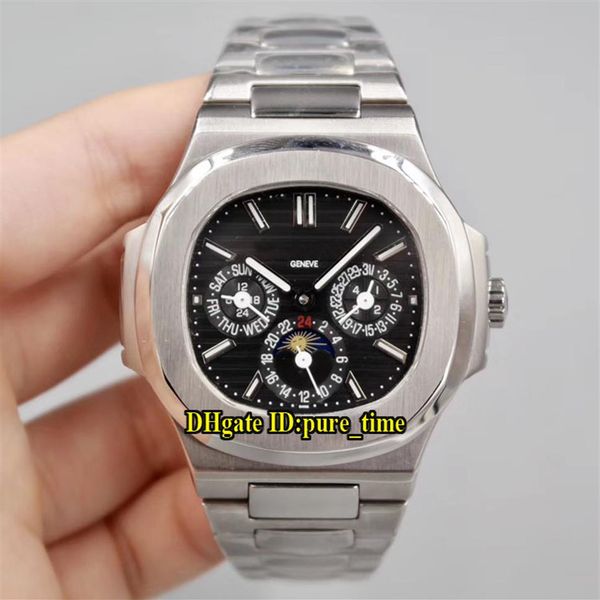 5 color nautilus black dial automatic 5740 1g-001 moon phase mens watch 316l stainless steel band sport wristwatches275f, Slivery;brown
5 color nautilus black dial automatic 5740 1g-001 moon phase mens watch 316l stainless steel band sport wristwatches275f, Slivery;brown