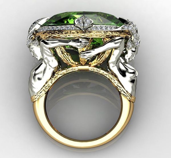 creative mermaid oval green zircon ring gold color sparkling crystal girls party jewelry engagement rings for women7138828, Slivery;golden
creative mermaid oval green zircon ring gold color sparkling crystal girls party jewelry engagement rings for women7138828, Slivery;golden