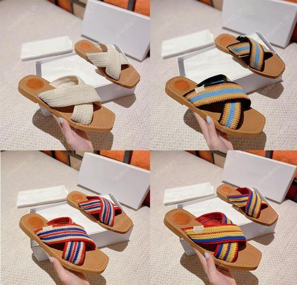 designers sandals women woody slippers het flat slipper cross strap slides rainbow braided sandal ladies summer holiday flip flops7213938, Black
designers sandals women woody slippers het flat slipper cross strap slides rainbow braided sandal ladies summer holiday flip flops7213938, Black