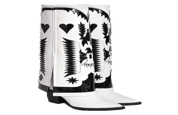 2022 women039s boots four seasons european and american fashion embroidered decoration thick high heel color matching pointed s3744405, Black
2022 women039s boots four seasons european and american fashion embroidered decoration thick high heel color matching pointed s3744405, Black