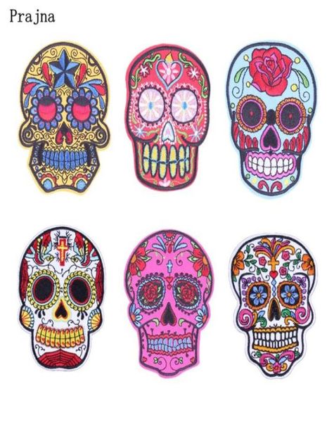 prajna punk rock skull embroidery patches accessory various style flower rose skeleton iron on biker patches clothes stickers appl6789389, Silver
prajna punk rock skull embroidery patches accessory various style flower rose skeleton iron on biker patches clothes stickers appl6789389, Silver