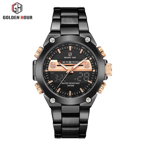 reloj hombre goldenhour sport quartz mens watch brand digital male clocks waterproof man wrist watches 2019relogio masculino272k, Slivery;brown 
reloj hombre goldenhour sport quartz mens watch brand digital male clocks waterproof man wrist watches 2019relogio masculino272k, Slivery;brown