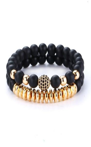 2 pcs set natural lava rock stone essential oil diffuser bracelet elastic yoga agate beads healing energy gemstone bangle8194679, Black
2 pcs set natural lava rock stone essential oil diffuser bracelet elastic yoga agate beads healing energy gemstone bangle8194679, Black