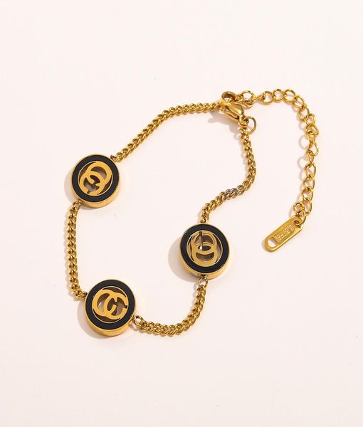 europe america fashion style bracelets women men bangle 18k gold plated stainless steel lovers gift wristband cuff chain wedding j1216064, Black
europe america fashion style bracelets women men bangle 18k gold plated stainless steel lovers gift wristband cuff chain wedding j1216064, Black