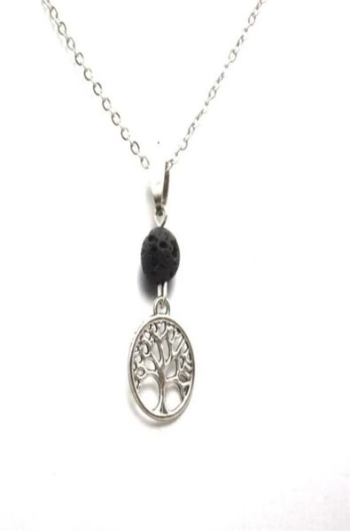 tree of life aromatherapy essential oil diffuser necklace black lava rock stone bead volcano necklace pendant designer chain jewel1178188, Silver
tree of life aromatherapy essential oil diffuser necklace black lava rock stone bead volcano necklace pendant designer chain jewel1178188, Silver