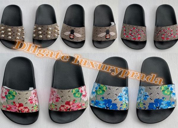 luxury designer men women sandals with correct flower box dust bag shoes tiger snake print slides slide summer wide flat runn4203997, Black
luxury designer men women sandals with correct flower box dust bag shoes tiger snake print slides slide summer wide flat runn4203997, Black