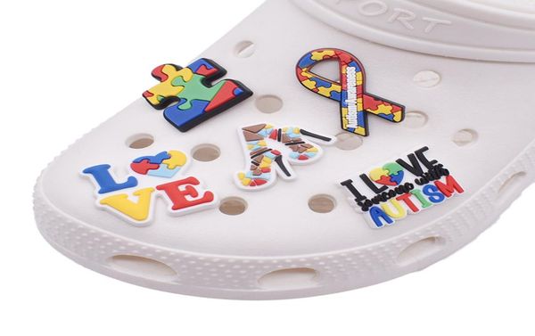 autism awareness puzzle charms for shoe decorations accessories pvc wirstband bracelets charm buttons gift for kids boy girls adults men wom, White;pink
autism awareness puzzle charms for shoe decorations accessories pvc wirstband bracelets charm buttons gift for kids boy girls adults men wom, White;pink