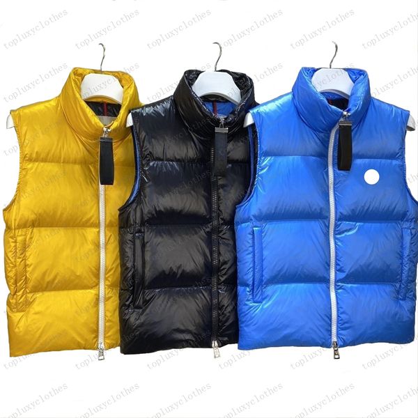 luxury designer mens vests womens embroidery badge thickened warm down vest tank couple loose casual winter puffer vest coat vest size 1/2/3, Black;white
luxury designer mens vests womens embroidery badge thickened warm down vest tank couple loose casual winter puffer vest coat vest size 1/2/3, Black;white