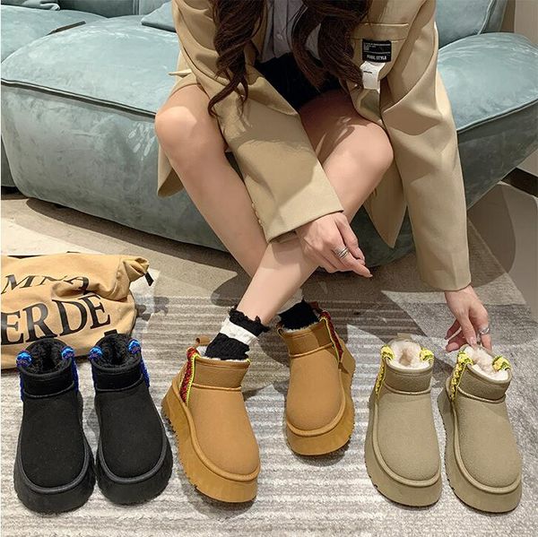 designer snow boots australia mini platform boot women tazz slippers classic tasman suede slides winter wool warm booties fur sheep skin sho, Black
designer snow boots australia mini platform boot women tazz slippers classic tasman suede slides winter wool warm booties fur sheep skin sho, Black